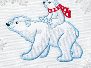 Bears machine embroidery designs