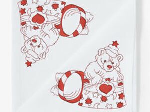 RedWork Christmas Polar Bear Machine Embroidery Designs | Shop Now
