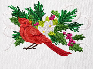 Bullfinches embroidery designs