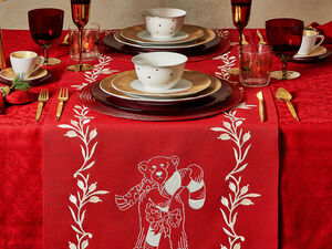 Red Work Christmas spirit designs