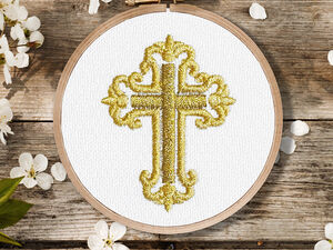 Crosses machine embroidery designs online