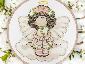 Dolls machine embroidery designs