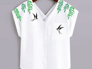 Doves and Swallows embroidery designs