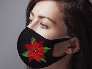 Face masks machine embroidery designs