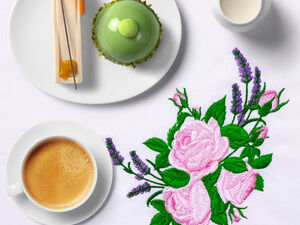 Floral corners machine embroidery designs