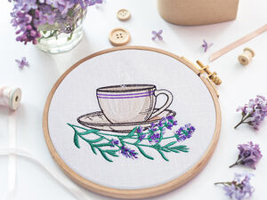 Fragrant Lavender machine embroidery designs