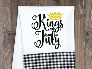 Kings are born in.. machine embroidery designs