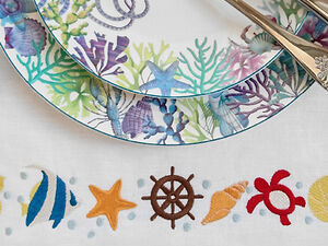 Marine borders embroidery designs