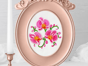 Orchids Machine Embroidery Designs collection