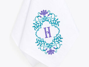 Oriental Monogram Frame Embroidery designs