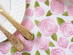 Roses machine embroidery designs