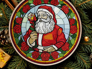 Santa Claus machine embroidery designs