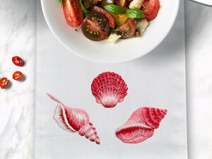 Shells embroidery designs