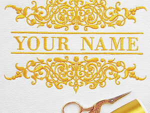 Split Name Frames machine embroidery designs
