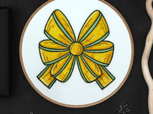 Bows machine embroidery designs