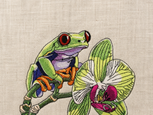 Frogs machine embroidery designs