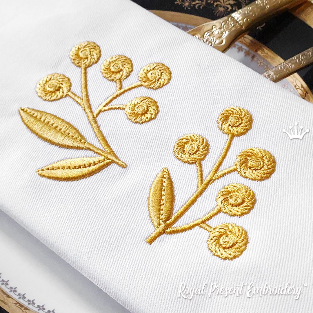 Winter Leaves (embroidery pattern)