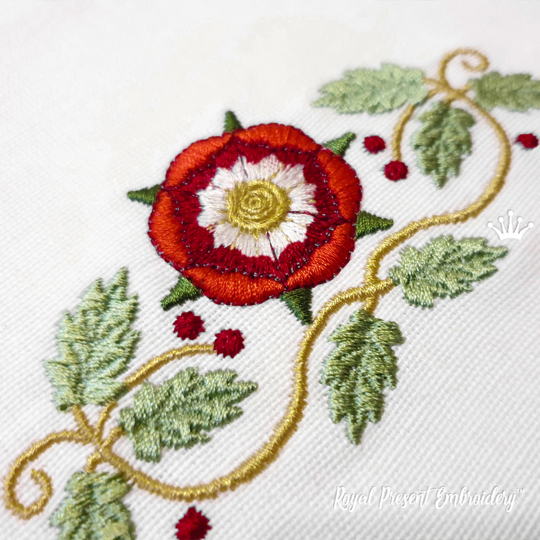 12 Roses for Hand Embroidery