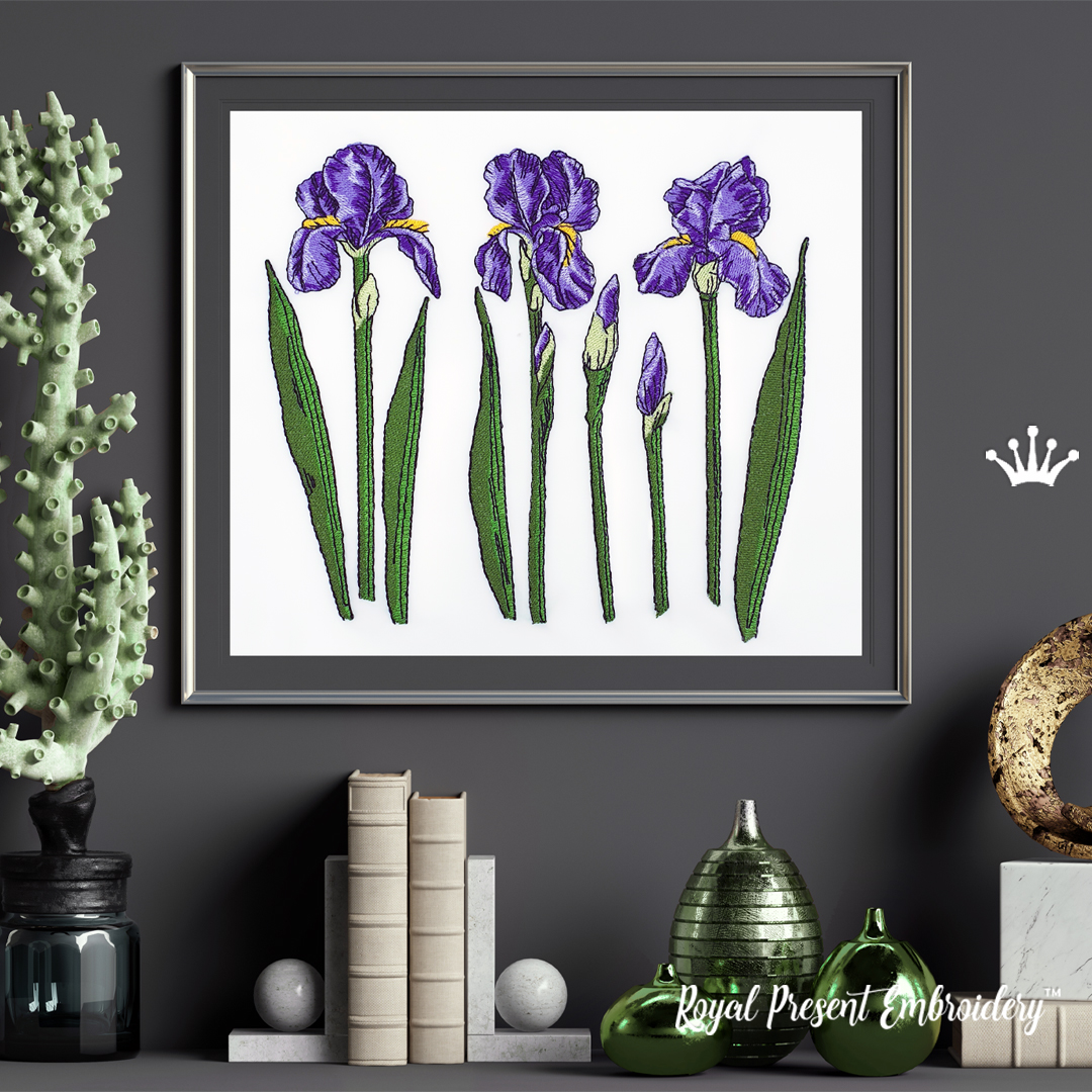 iris flower designs