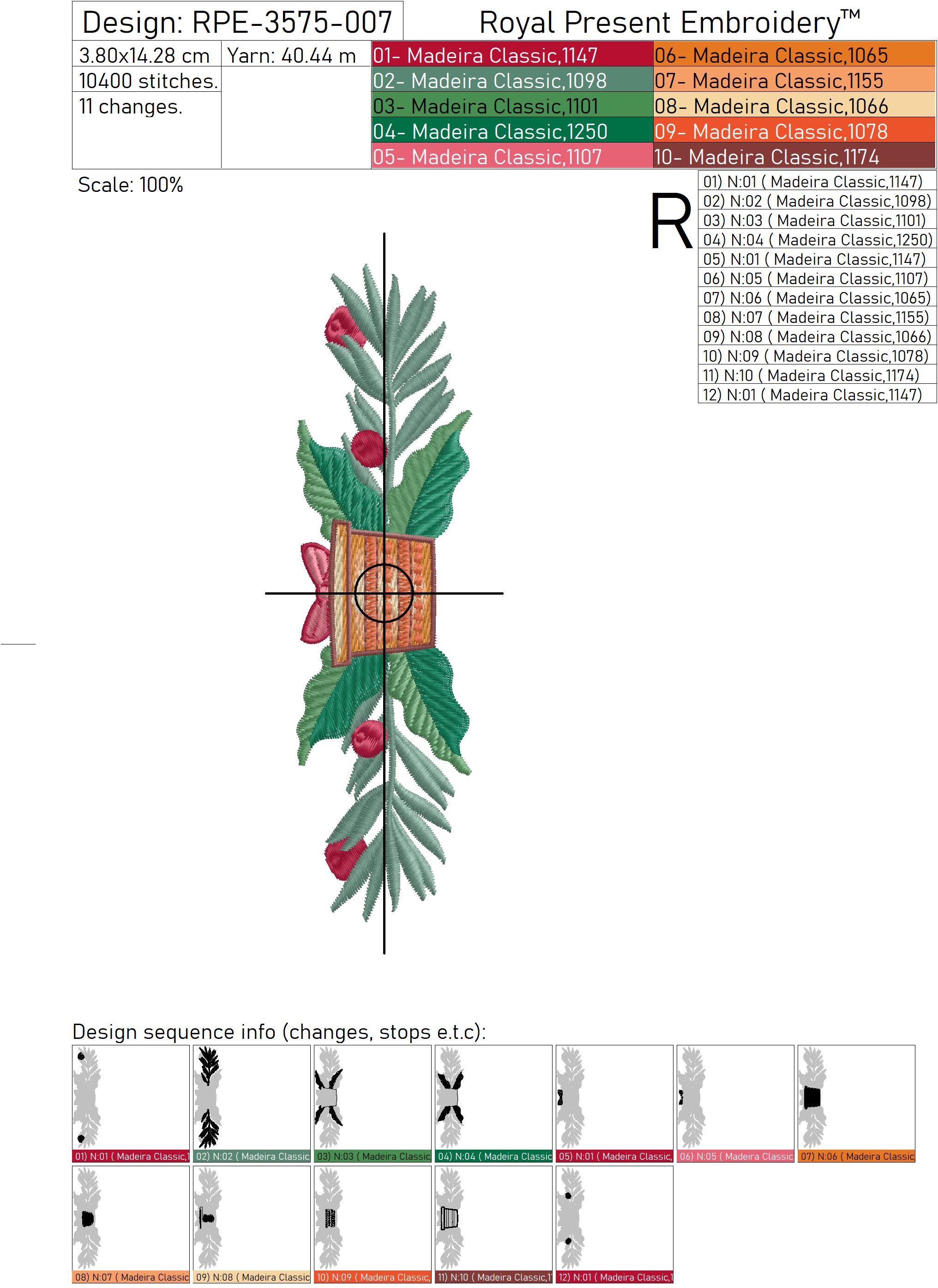 Christmas Machine Embroidery Set for Beginners