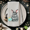 Bunny with Easter egg design - 3 sizes