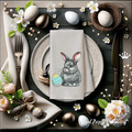 Bunny with Easter egg design - 3 sizes