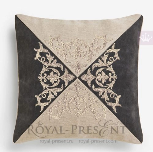 Antique Acanthus machine embroidery design