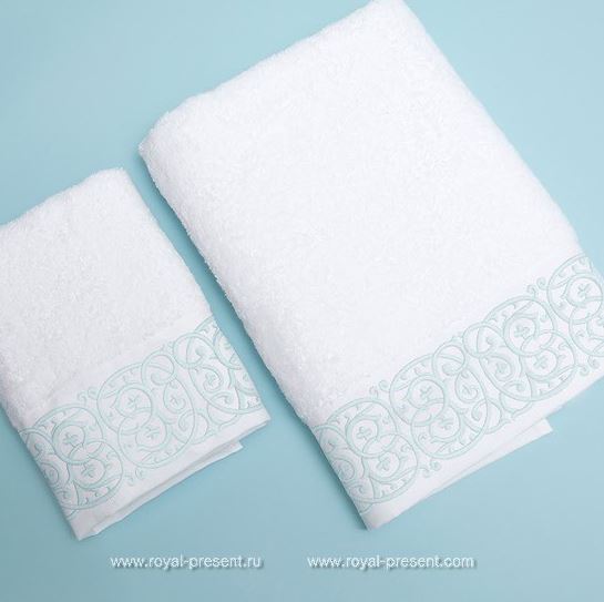 Arabesque border Digital Embroidery Pattern