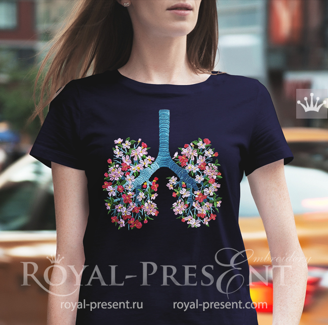 Floral Human Lungs
