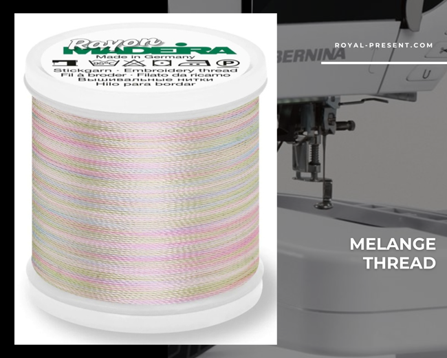 Melange-thread