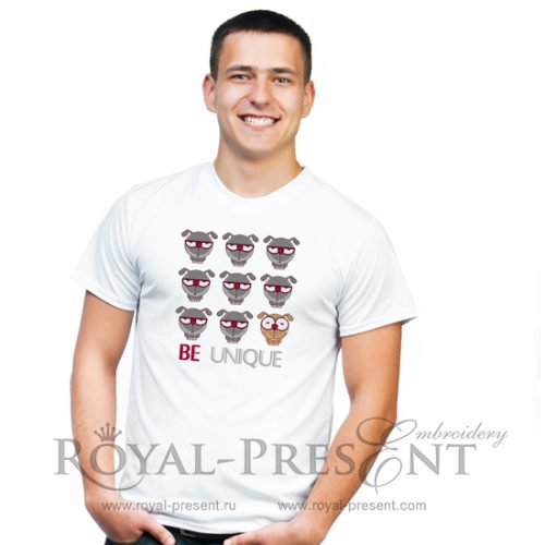 Machine Embroidery Design Dogs