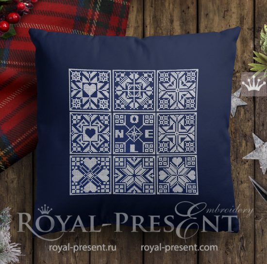 Noel Christmas Cross-stitch Embroidery Designs