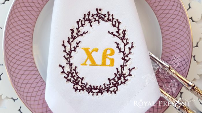 Spring Willow Egg Embroidery Design