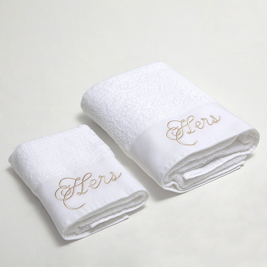 Free Inscription Hers Machine Embroidery Design