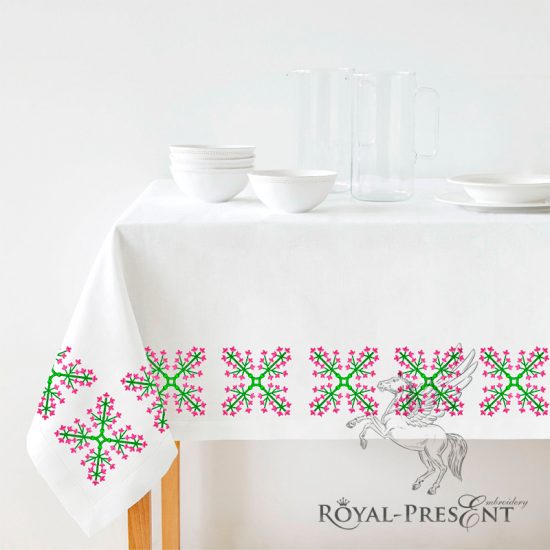 Free Floral Quilt Machine Embroidery Pattern