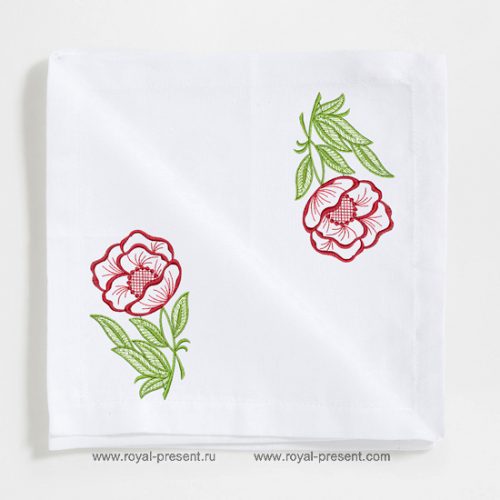 Free Machine Embroidery Design Floral design