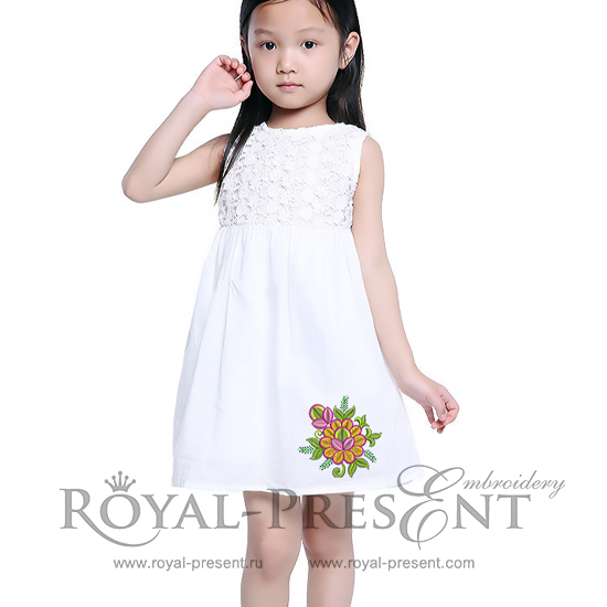 Free Machine Embroidery Design Flower