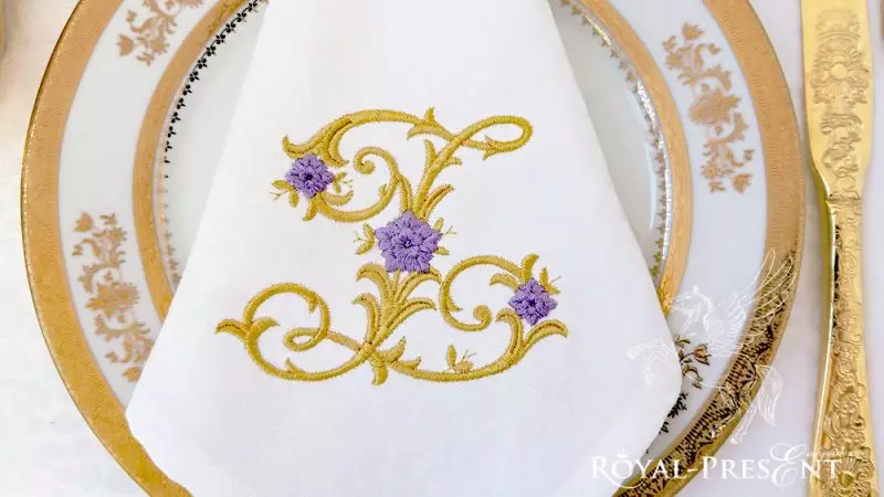 FREE Machine Embroidery Design Monogram Z