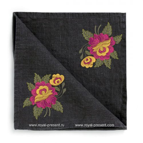 Amazing Flower Free Machine Embroidery Design