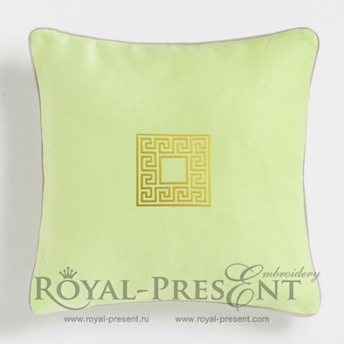 Free Machine embroidery designs to download Greek ornament