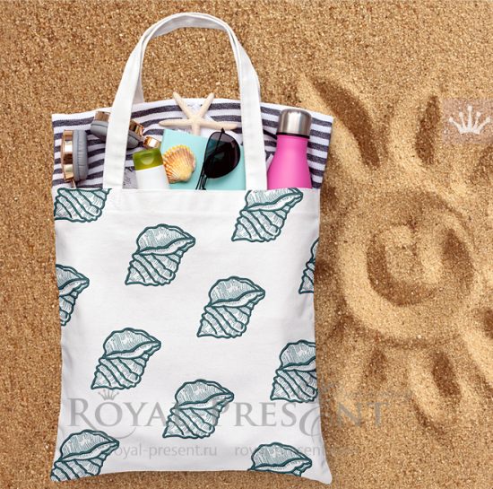 Free Shell Machine Embroidery Design