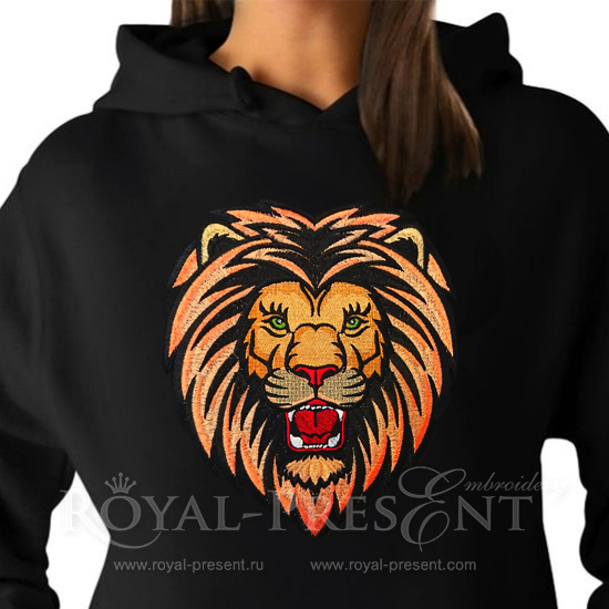 Machine Embroidery Designs Lion head