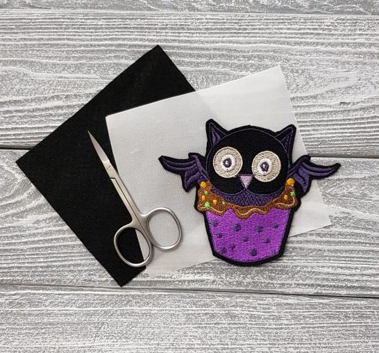 Heat-away film for patches. How to attach the patch using it?