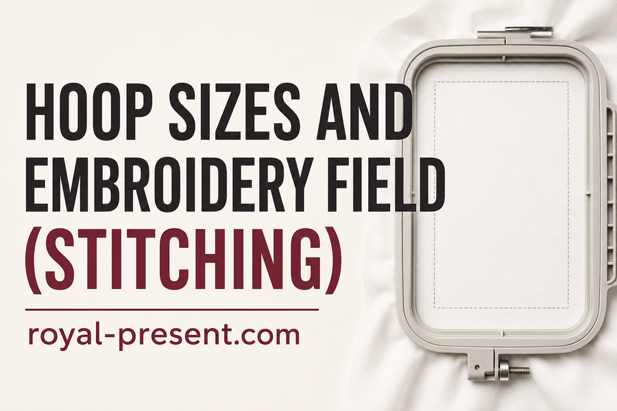 Embroidery Hoop Sizes & Stitching Fields Explained