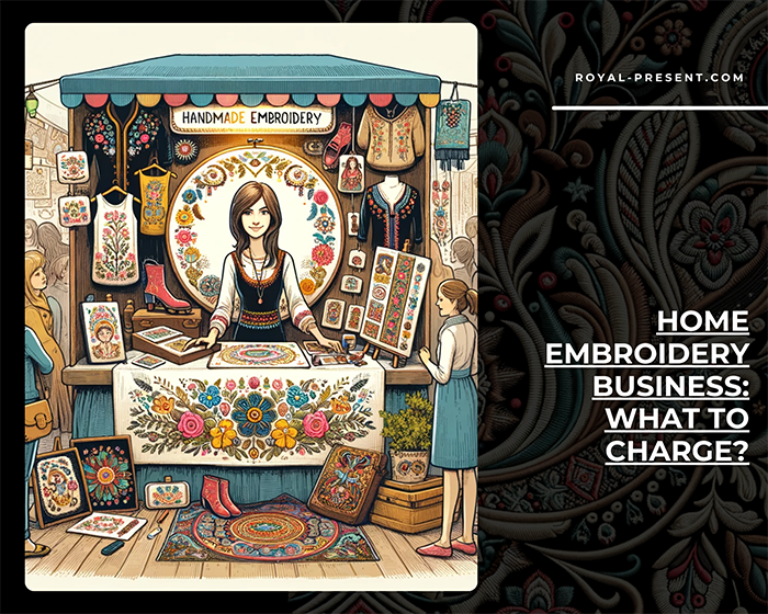 Home embroidery business: what to charge