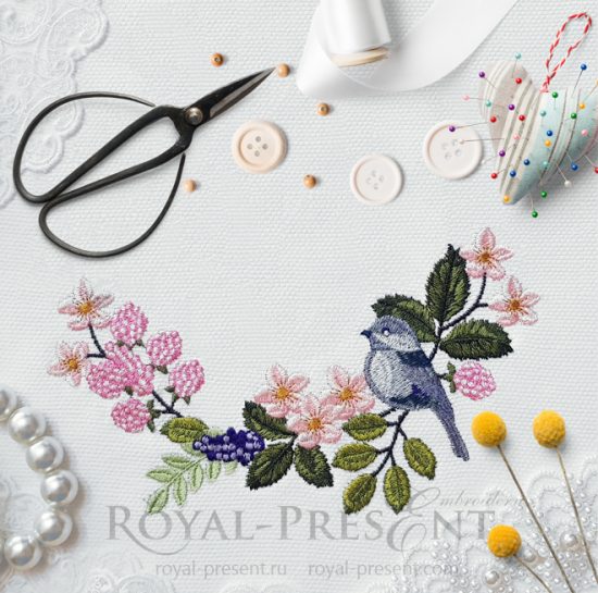 Little Sparrow Machine Embroidery Design