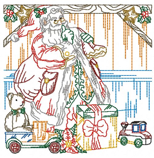 Winter fun quilt blocks embroidery designs