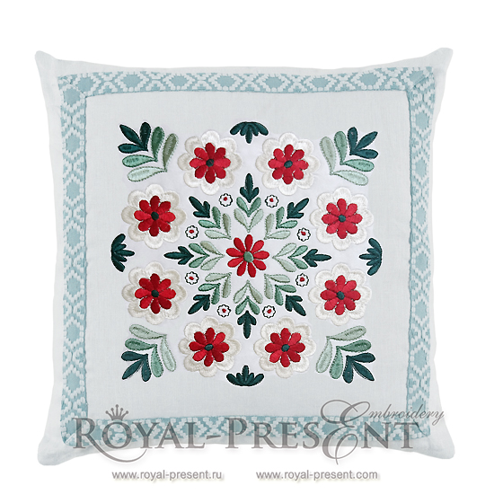 Machine Embroidery Design Beautiful Hungarian folk art motif