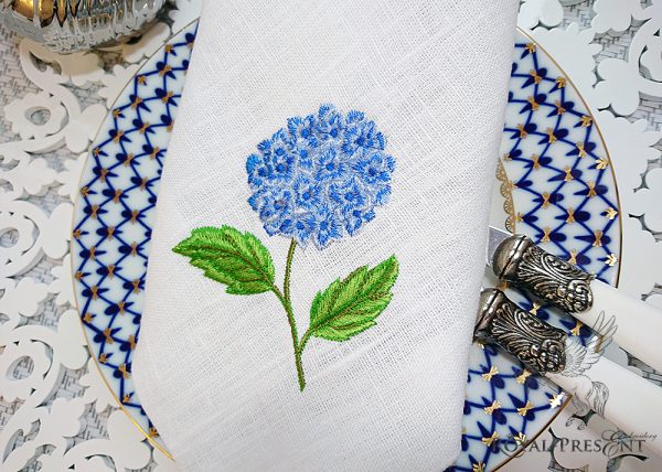 Hydrangea Machine Embroidery Design