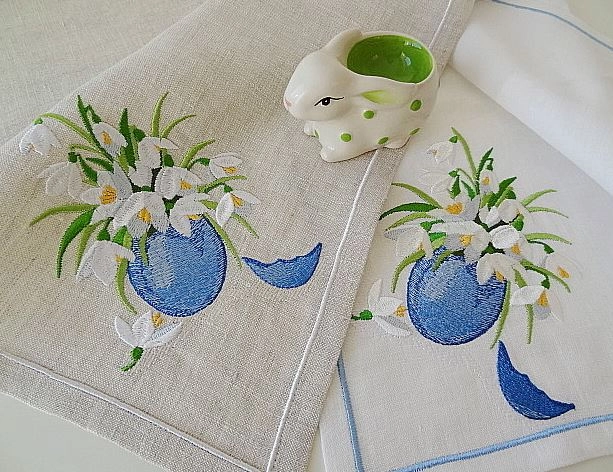 Machine Embroidery Design Easter bouquet